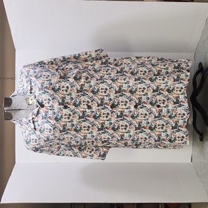 Hawaiian print shirt XL